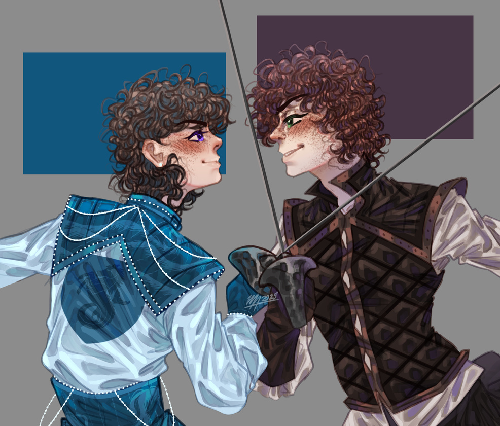 Lucerys &amp; Oscar Comm